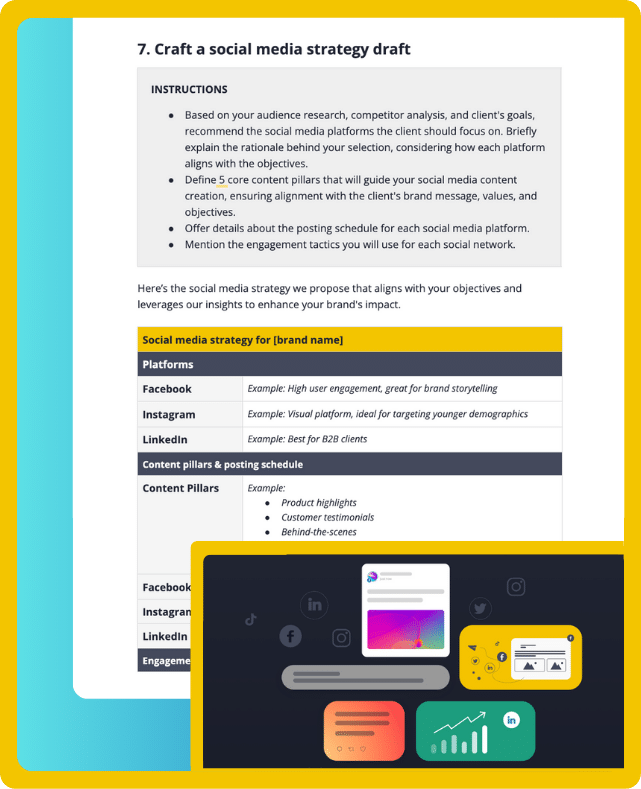 free social media management proposal by SocialBee