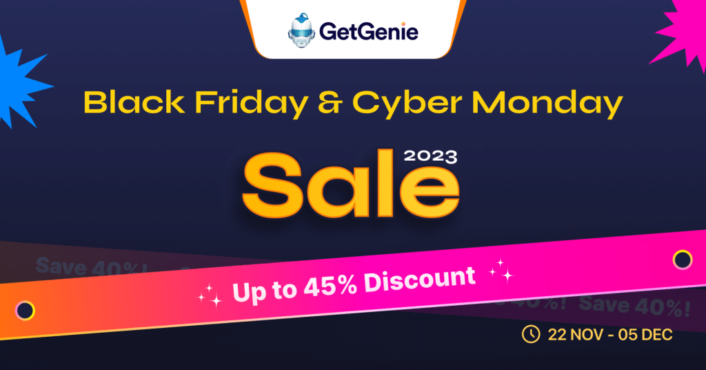 GetGenie Black Friday Banner 2023