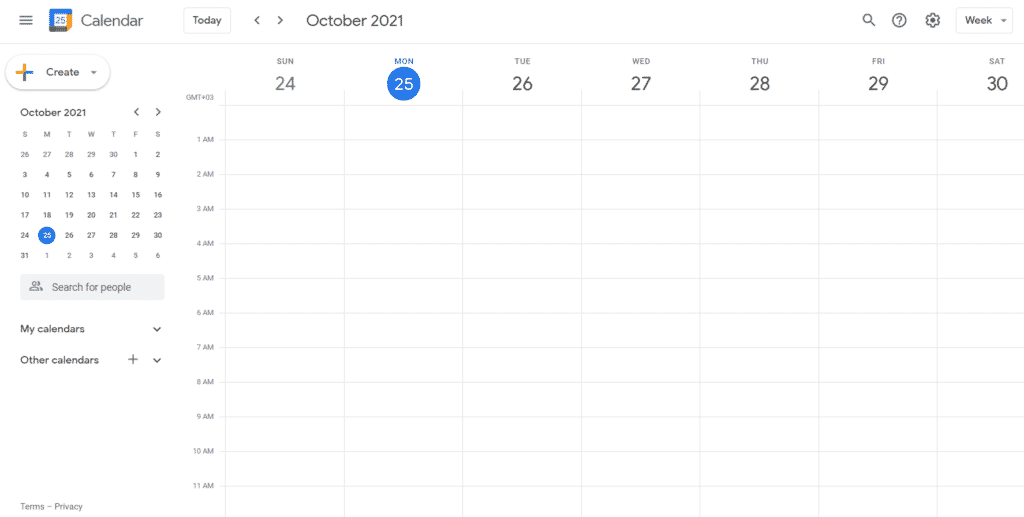 google calendar