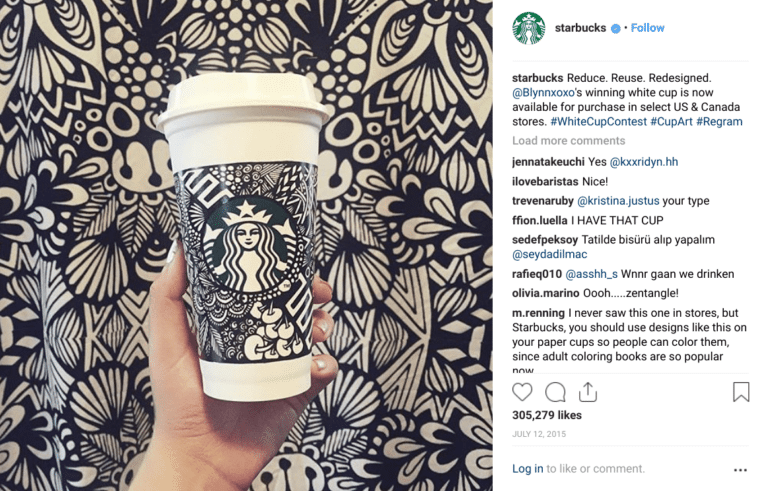 starbucks ugc campaign