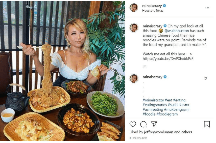 restaurant influencer