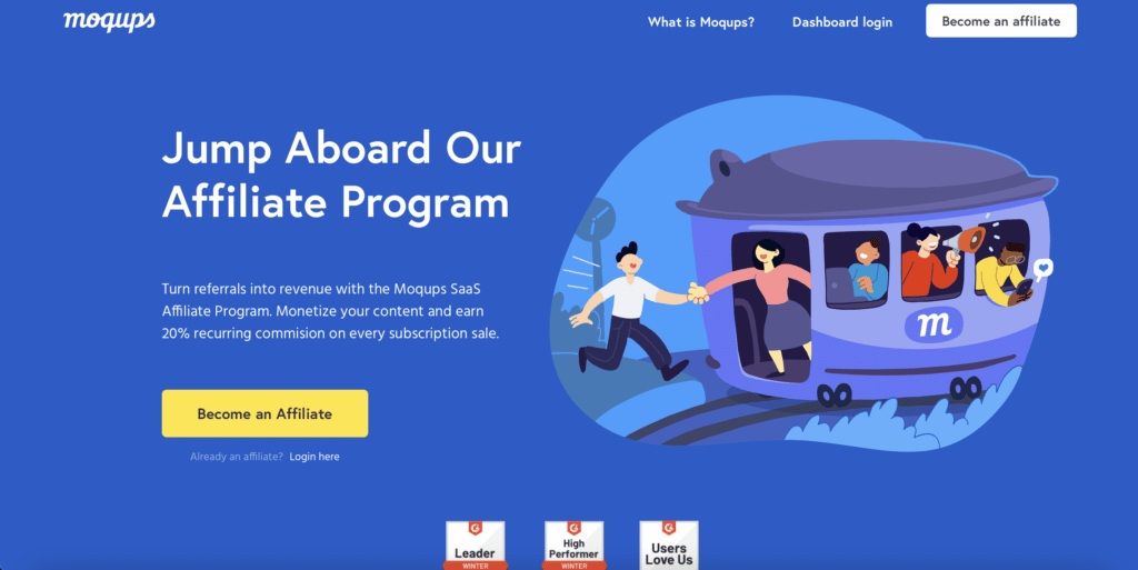 Moqups Affiliate Program,