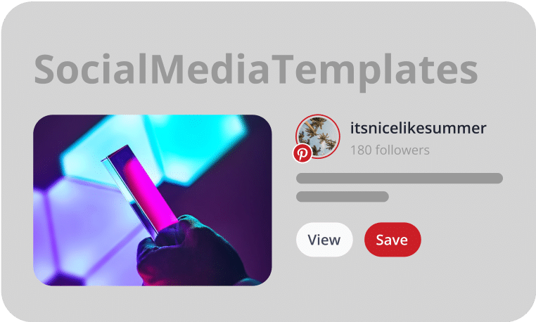 Social media templates