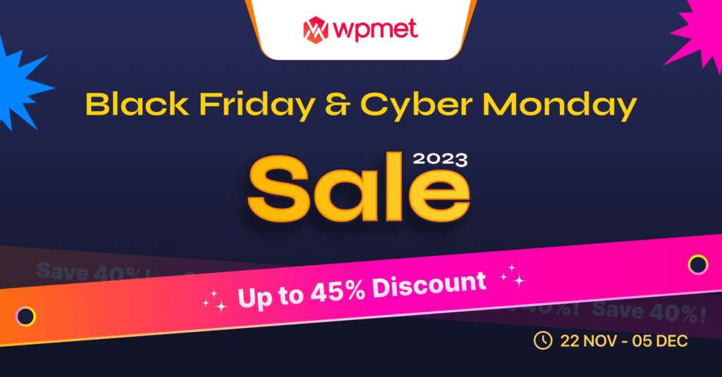 wpmet black friday banner 2023