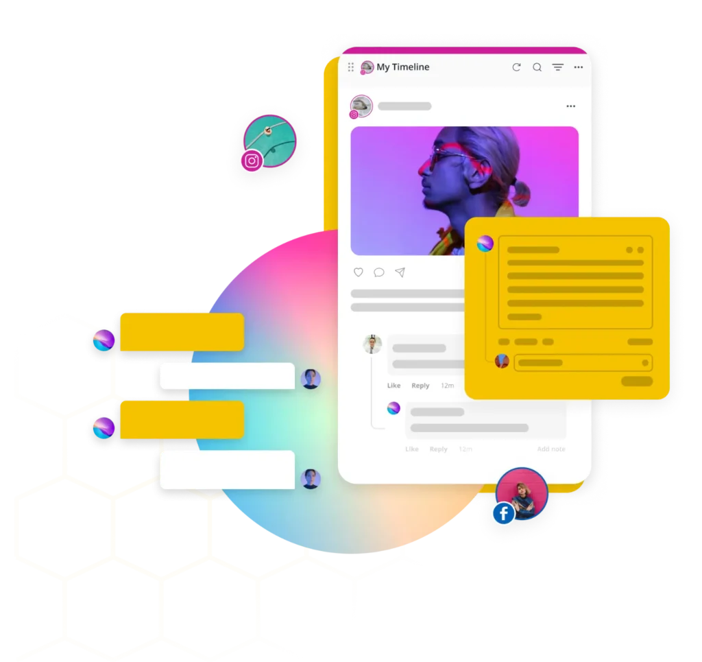 SocialBee engage module - Instagram